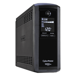 CYBERPOWER CP1350AVRLCD – UPS de 1350 VA/815 W, Topología Línea Interactiva, Entrada 120 Vca NEMA 5-15P, Tipo Mini Torre, Con 10 Tomas NEMA 5-15R