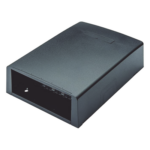 PANDUIT CBXF12BL-AY – Caja de Montaje en Superficie / 12 Puertos Mini-Com / Almacenamiento 24 m (78.7 ft) Fibra Óptica / Color Negro