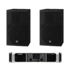 YAMAHA CHR12KIT/PX – Kit de Refuerzo Sonoro / 2 Bocinas Pasivas 2 Vías 12" / Amplificador Clase D 2x1050W @ 4Ω / DSP Integrado / Bass-Reflex 54 Hz - 20 kHz