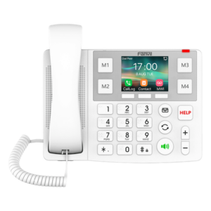 FANVIL X305 – Teléfono IP / Pantalla 3.5 Pulgadas / Wi-Fi Dual Band / Botones Braille / Bluetooth 4.2 / PoE / 2 Líneas SIP
