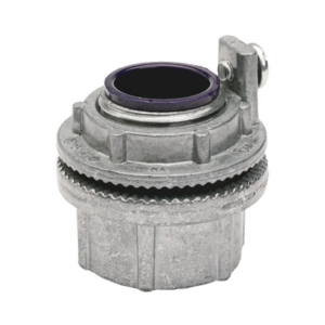 HUBBELL KILLARK HUB-WH-4AG – Conector Myers de Aluminio de 1 1/4" con tornillo de puesta a tierra, disponible para Áreas Peligrosas Clase 1 División 2 de acuerdo con NEC 501.10.
