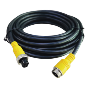 EPCOM CA30401-7M – Cable Extensor para Videovigilancia Móvil / 7 m (23 ft) / Conector Tipo Aviación / Transmisión Triple VVA / Analógico y AHD