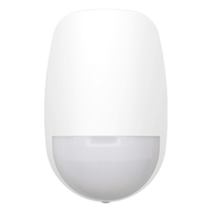 HIKVISION DS-PDC15-EG2-WB(B) – Detector PIR Inalámbrico Interior / Tipo Cortina / 15 m (49.2 ft) / Ángulo 6.3° / Comunicación Bidireccional 433 MHz / Batería 5 Años