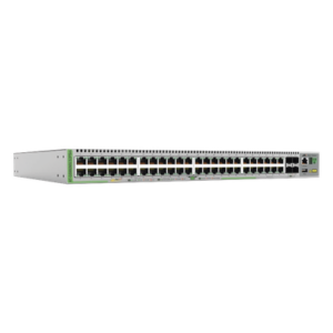 ALLIED TELESIS AT-GS980MX/52PSM-10 – Switch L3 Stackable / 40x 10/100/1000-T PoE+ / 8x 100M/1G/2.5G/5G-T PoE+ / 4x SFP+ / 370W