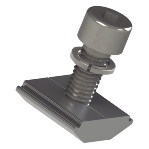 EPCOM POWERLINE EPLDINBN825 – Conector N / Riel 5 y 8 / Aluminio Anodizado / Fijación por Tornillo
