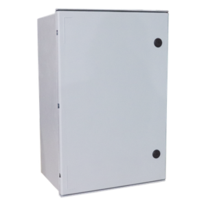 PRECISION PST-6080-30P – Gabinete de Poliéster IP65 / 600 x 800 x 300 mm / Carga 25 kg / Placa Trasera 581 x 705 mm / Cerradura con Llave / Uso en Intemperie