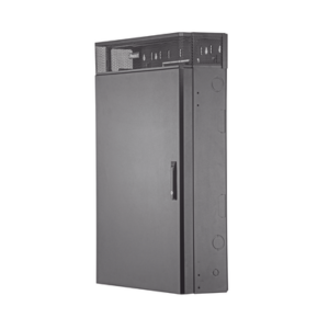 PANDUIT WME3BL – Gabinete de Montaje en Pared / 6 UR / 3 UR Activo + 3 UR Pasivo / Carga 90.72 kg (200 lbs) / Profundidad 9.5" (241.3 mm) / Acero 16 Gauge / UL 2416