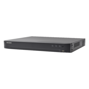 HIKVISION IDS-7232HQHI-M2/XT – DVR Pentahíbrido / 32 Canales TurboHD + 8 Canales IP / 5 Megapixel Lite / Reconocimiento Facial 4 Canales / Audio Bidireccional Coaxitron / 2 Bahías HDD hasta 12 TB / H.265+ / Salida Full HD