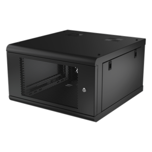 LINKEDPRO SR-1906-GN2P – Gabinete de Pared / 6U Rack 19 in / 635mm Profundidad (2.08 ft) / Acero Calibre 18 / Carga 100 kg / Puerta Perforada