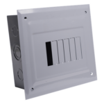 CHINT C2Q06E – Centro de Carga Empotrable / 06 Polos / 60 A / 1 Fase 3 Hilos / 120/240 V AC / 10 kA / 205x185x75 mm (8.1x7.3x3.0 in)