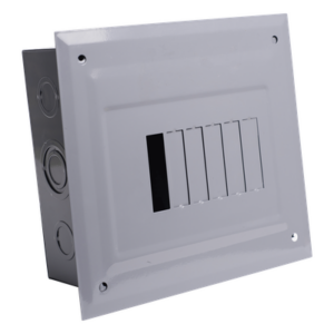 CHINT C2Q06E – Centro de Carga Empotrable / 06 Polos / 60 A / 1 Fase 3 Hilos / 120/240 V AC / 10 kA / 205x185x75 mm (8.1x7.3x3.0 in)