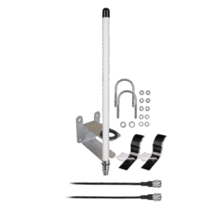 KERLINK ACC-IOT-KAN09-02 – Antena LoRa / 6 dBi / 863-928 MHz / Dipolo Colineal / IP67 / Viento 240 km/h (150 mph) / Cable 1 m (3.28 ft)