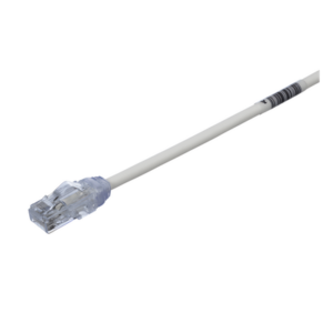 PANDUIT UTP28X65 – Cable de Parcheo UTP / Cat6A / 28AWG / CM-LSZH / 65 pies (19.81 m) / Blanco Mate
