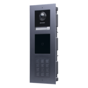 HIKVISION DSKIS-MULTI-254AP – Videoportero IP Multiapartamento / 2 Megapixel / 7 Frentes de Calle / IP65 / PoE / Teclado y Lector EM / -40°C a 60°C (-40°F a 140°F)