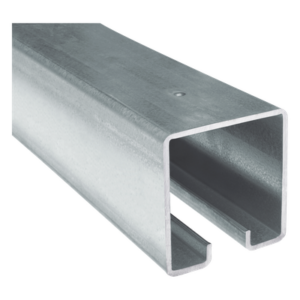 COMUNELLO 1020-0583-001 – Riel Monorriel / Acero Galvanizado / 3.05 m (10 pies) / Carga 450 lbs / Canaleta U