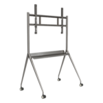 HIKVISION DS-D5ABKY2-B – Soporte de Piso Móvil / Pantallas 86" y 98" / VESA 400x200 a 600x400 / Carga 135 kg / Estructura Metálica