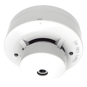 HIKVISION DS-PDSMK-4BAR – Detector de Humo Fotoeléctrico / No Direccionable de 4 Hilos / LED 360° / DC 12 V / Buzzer Integrado / Algoritmos de Discriminación Avanzada