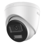 HiLook by HIKVISION IPC-T240HA-LUC – Cámara Turret IP / 4 Megapixel / Dual Light 20 m (65.6 ft) / Lente 2.8 mm / 104° / Audio Integrado / IP67 / PoE