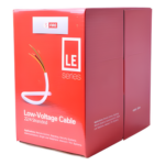 SFIRE SF-22-04-LE – Cable para Alarma / 4 Conductores / 22 AWG / CCA / Bobina 305 m (1000 ft) / PVC Retardante a la Flama / Blanco