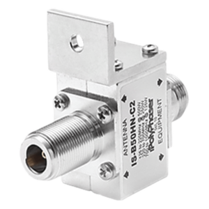 POLYPHASER IS-B50HN-C2 – Protector Coaxial RF / 125-1000 MHz / 50 Ω / N Hembra Bidireccional / 500W / 20 kA / Tubo de Gas