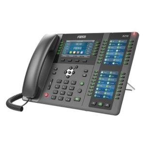 FANVIL X-210 – Teléfono IP / 20 Líneas SIP / Triple Pantalla Color / 106 Teclas DSS Programables / Bluetooth / PoE / Gigabit