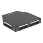 PANDUIT CUFMB24BL – Caja de Consolidación / 24 Puertos Mini-Com / Aluminio / Instalación Piso o Pared / 1.7 in (43 mm) Profundidad Mínima