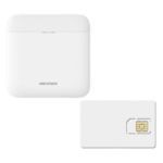HIKVISION AXPRO-KIT-GSM-1Y – Kit de Alarma Inalámbrica / 48 Zonas / Conectividad 3G/4G y Wi-Fi / Batería de Respaldo / Servicio de Datos 600MB 1 Año