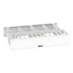 PANDUIT NM2WH – Organizador de Cables Horizontal / Alta Densidad / Doble Frontal y Posterior / Rack 19 in / 2UR / Categoría 6 y 10G