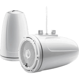 JL AUDIO 10-03266-00 – Bocina Cerrada para Torre / 7.7" (196 mm) / Coaxial Cerrado / 70 W RMS / 4 Ω / 55 Hz-25 kHz / Rejilla Clásica Blanca / Sin Iluminación LED