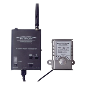 RITRON RDC-SYSTEM – Radio Portero Inalámbrico / VHF-UHF / 2W RF / 10 Canales / Bocina 1000 mW / PTT Antivandalismo