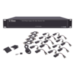 EPCOM TITANIUM KITTT16PVTURBOX – Kit Transceptor Activo / 16 Canales / Video + Potencia por UTP / 4K a 150 m (492.1 ft) / Rack 19" / HD-TVI/CVI/AHD/CVBS