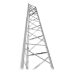 Trylon TRY-T-32-T500 – Torre Autosoportada / 32 ft (9.7 m) / Galvanizada / Carga Axial 900 kg / Viento 150 km/h / Anclas Ajustables