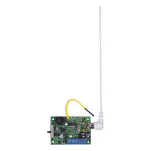 STI STI-34098 – Receptor Esclavo Inalámbrico / 1 Canal / 12 VCC / Alcance 304.8 m (1000 ft) / Relé Forma C / Panel de Control Externo