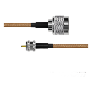 EPCOM INDUSTRIAL SN-142-MIN-30 – Cable Coaxial RG142/U / 30 cm / N Macho a MINI UHF Macho / 0.98 pies