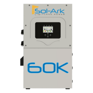 SOL-ARK 60K3PN480V – Inversor Híbrido Trifásico / 60 kW / 480 VCA / Acoplamiento CA/CC / IP65 / Baterías 160-800 VCC / Transferencia 5 ms
