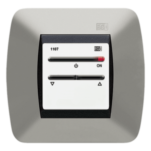 EGI AUDIO SOLUTIONS 1107.10 – Módulo de Control de Audio / Pulsador de Encendido con Piloto / Regulador Digital 80 Pasos / Automezcla 5 Unidades / Salida 1.25 W RMS