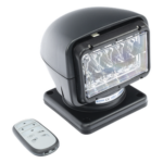 ECCO EW-3010 – Faro Buscador / 7040 Lúmenes / Rotación 360° / Inclinación 90° / IP68 / 12-24 VCC / Uso Rudo