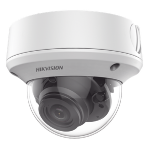 HIKVISION DS-2CE5AH0T-VPIT3ZE(C) – Domo TURBOHD / 5 MP / Lente Motorizado 2.7-13.5 mm / IR EXIR 40 m / IK10 / IP67 / dWDR / 131 pies