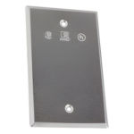 RAWELT TR-0420 – Tapa ciega de aluminio / Espesor 1.02 mm / 2 diámetros 3 mm (0.11') / Peso 0.024 kg / Uso interior y exterior