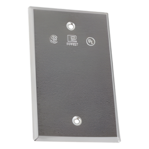 RAWELT TR-0420 – Tapa ciega de aluminio / Espesor 1.02 mm / 2 diámetros 3 mm (0.11') / Peso 0.024 kg / Uso interior y exterior