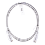 LINKEDPRO BY EPCOM LP-UT6-150-GY28 – Cable de Parcheo Slim UTP Cat6 / 1.5 m (4.92 ft) / 28 AWG / Gris / Diámetro Reducido