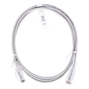 LINKEDPRO BY EPCOM LP-UT6-150-GY28 – Cable de Parcheo Slim UTP Cat6 / 1.5 m (4.92 ft) / 28 AWG / Gris / Diámetro Reducido