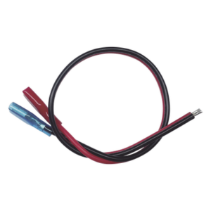 EPCOM POWERLINE CBRNF1P30D – Cable Dual Polarizado / Calibre 18 AWG / 30 cm (0.98 pies) / Terminal F1 y Puntas Libres / Conexión a Baterías de Respaldo