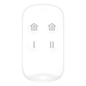 HIKVISION DS-PKF201-WB – Control Remoto Inalámbrico / Botones Programables / RF 433 MHz con Salto de Frecuencia / Batería CR2032 2 Años / Ultra Compacto 15 g / -10°C a 55°C