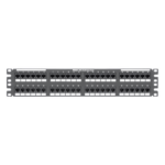 PANDUIT DP48688TGY – Panel de Parcheo de Impacto / Categoría 6 / 48 Puertos / 2UR / Plano / 19 Pulgadas