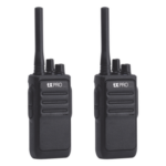TXPRO TX-320DUO – Radio Portátil Analógico UHF / 2W / 16 Canales / 400-470 MHz / VOX Manos Libres / Batería 6-8 hrs / Uso Inmediato