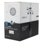 LINKEDPRO BY EPCOM PRO-CAT6-R – Bobina de Cable / Cat6+ / 305 m (1000 ft) / CMR / Calibre 23 / 250 MHz / UL ETL / Super Flexible / Azul / Interior