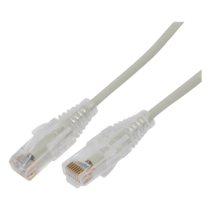 LINKEDPRO BY EPCOM LP-UT6A-500-GY28 – Cable de Parcheo Slim UTP Cat6A / 5 m (16.40 ft) / 28 AWG / Gris / RJ45