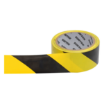 SURTEK SYS-138060 – Cinta de Señalización / Adhesivo Acrílico / Espesor 0.105 mm / Ancho 48 mm / Largo 18 m / Colores Amarillo-Negro / Alta Visibilidad