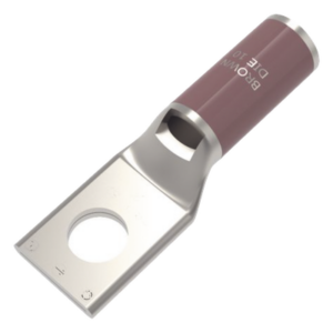 HUBBELL BURNDY HUB-YA2-CL6 – Terminal de Compresión / 35 kV / Cobre Electrolítico Estañado / Calibre 2 AWG / Tornillo 1/2" / Barril Biselado